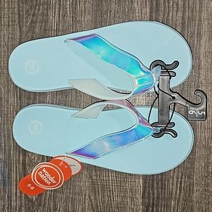 Blue iridescence sandals bundle